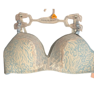 Thalia Sodi Woman’s 2 Pack Bra’s Light Blue and Cream Lace and Gray